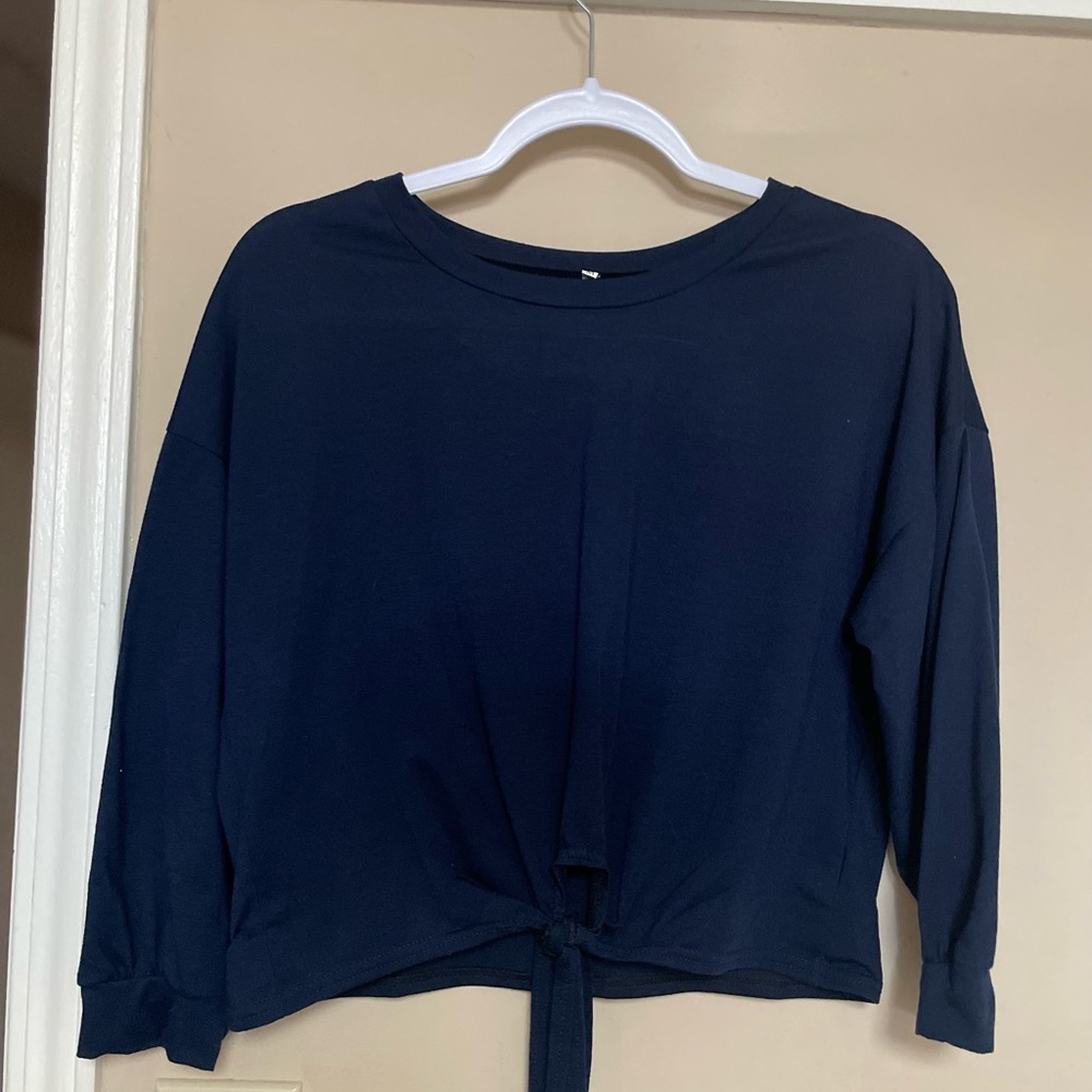 Front Tie blouse